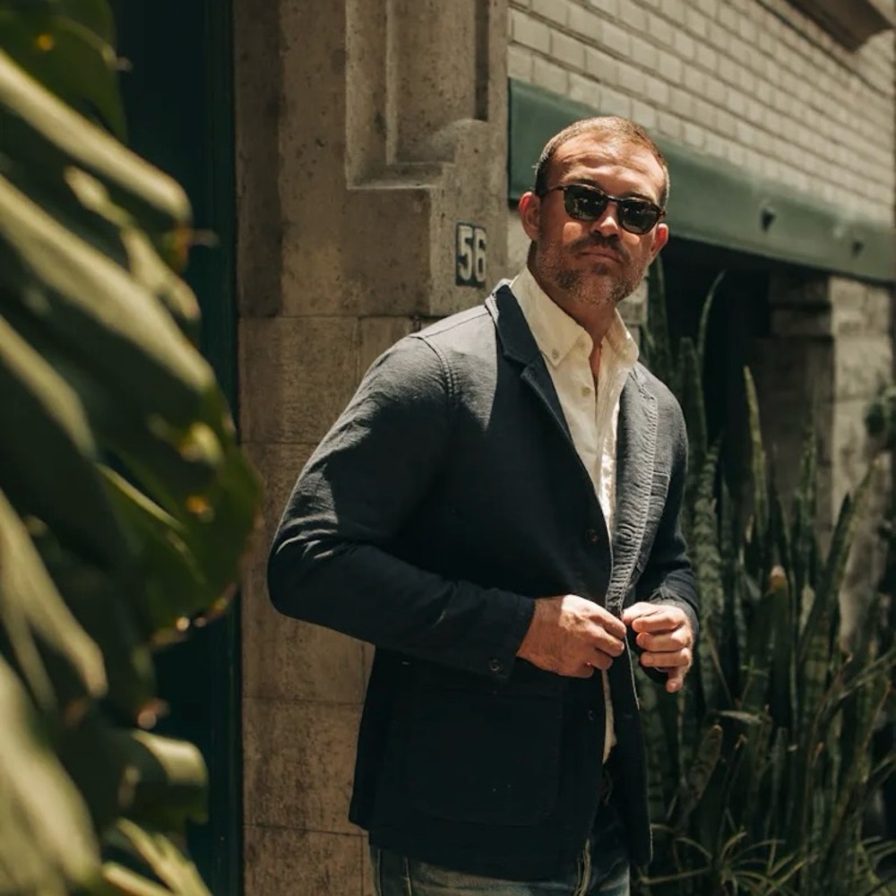 Taylor Stitch The Emerson Jacket Blazer In Navy  Double Cloth 40 M NEW Huckberry - Picture 4 of 14